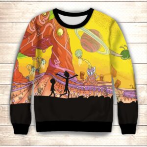 Світшот 3D Рік і Морті ВСІ Розміри Преміум тканина