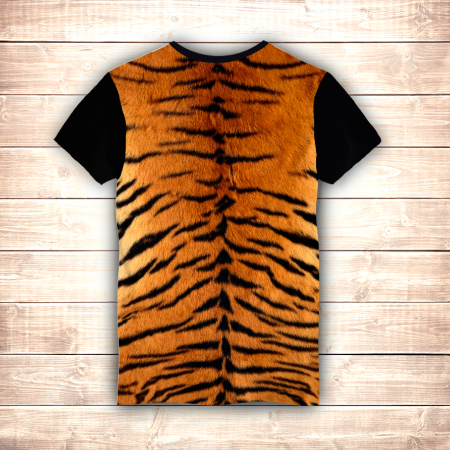 Футболка 3D Tiger (Футболка Big Face) ВСІ Розміри Преміум тканина