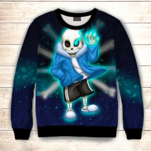 Світшот 3D Sans Undertale-2 ВСІ Розміри Преміум тканина