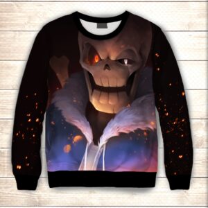 Світшот 3D Papirus Undertale ВСІ Розміри Преміум тканина