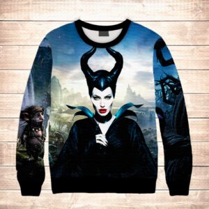 Світшот 3D Malefisenta Night ВСІ Розміри Преміум тканина