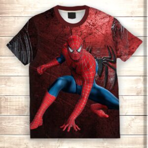 Футболка 3D Людина павук Спайдермен ВСІ Розміри Преміум тканина