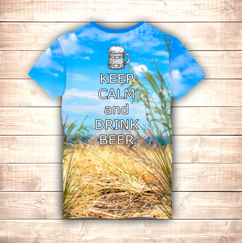 Футболка 3D Я пивозалежний! ВСІ Розміри Преміум тканина