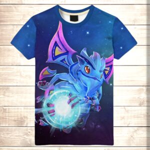 Футболка 3D Dota 2 Puck - Faerie Dragon ВСІ Розміри Преміум тканина