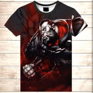 Футболка 3D Dota 2 Лікан ВСІ Розміри Преміум тканина