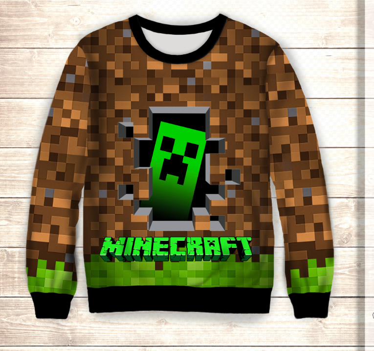 Світшот Майнкрафт / MINECRAFT Insight ВСІ Розміри Преміум тканина