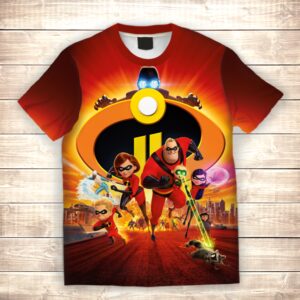 Футболка 3D Incredibles ВСІ Розміри Преміум тканина