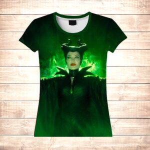 Футболка 3D Малефісента Магія ВСІ Розміри Преміум тканина