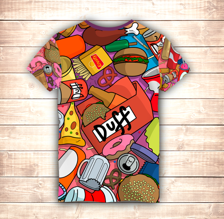 Футболка 3D Сімпсон ВСІ Розміри Преміум тканина