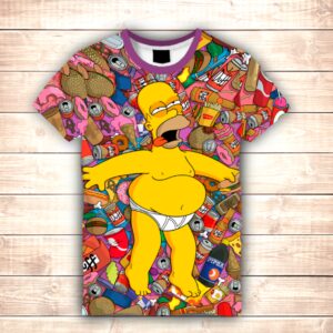 Футболка 3D Сімпсон ВСІ Розміри Преміум тканина