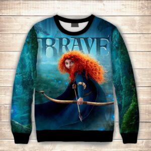 Світшот 3D Хоробре серце ВСІ Розміри Преміум тканина