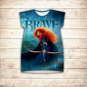 Плаття-туніка 3D для дівчат Хоробра серцем ВСІ Розміри Преміум тканина