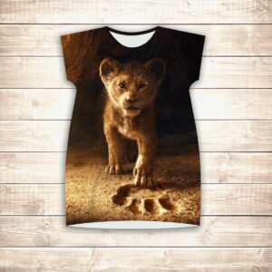 Плаття-туніка 3D для дівчат King Leon Simba ВСІ Розміри Преміум тканина