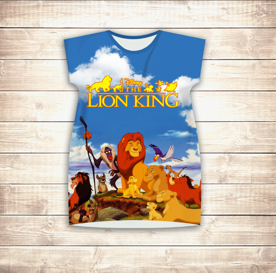 Плаття-туніка 3D для дівчат King Leon Happy ВСІ Розміри Преміум тканина