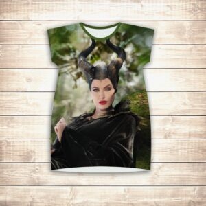 Плаття-туніка 3D Малефісента (для дівчат і жінок) ВСІ Розміри Преміум тканина