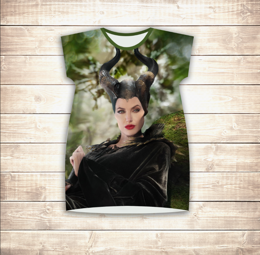 Плаття-туніка 3D Малефісента (для дівчат і жінок) ВСІ Розміри Преміум тканина