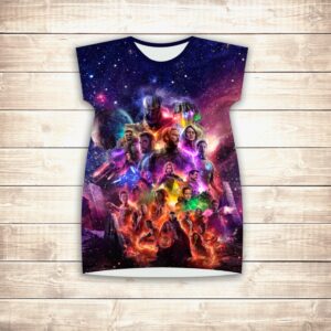 Плаття-туніка 3D Avengers (для дівчат і жінок) ВСІ Розміри Преміум тканина
