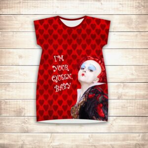 Плаття-туніка 3D Чирвова Королева (для дівчат і жінок) ВСІ Розміри Преміум тканина
