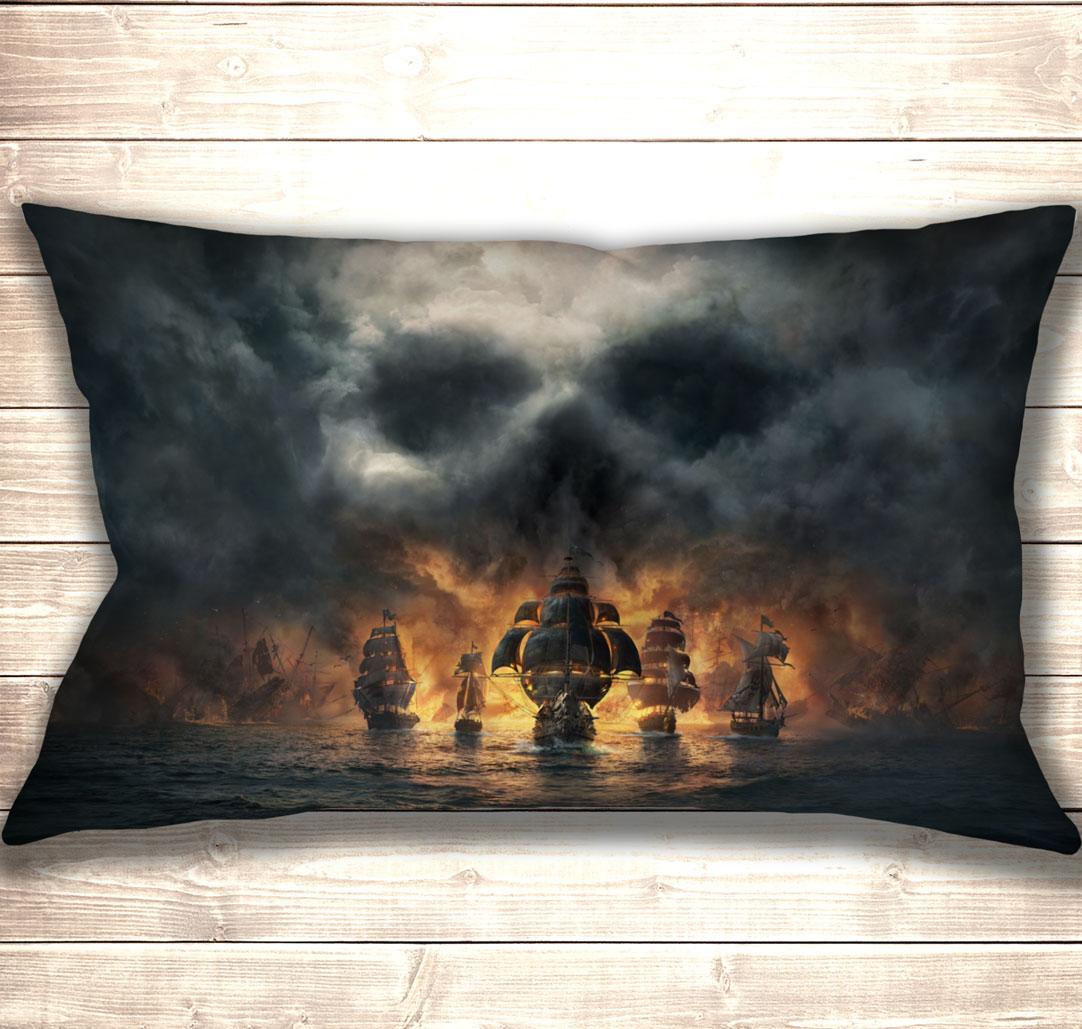 Подушка 3D Skull & Bones