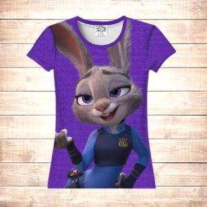 Футболка 3D Зоотрополіс Джуді ВСІ Розміри Преміум тканина