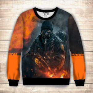 Світшот 3D Tom Clancy`s The Division ВСІ Розміри Преміум тканина