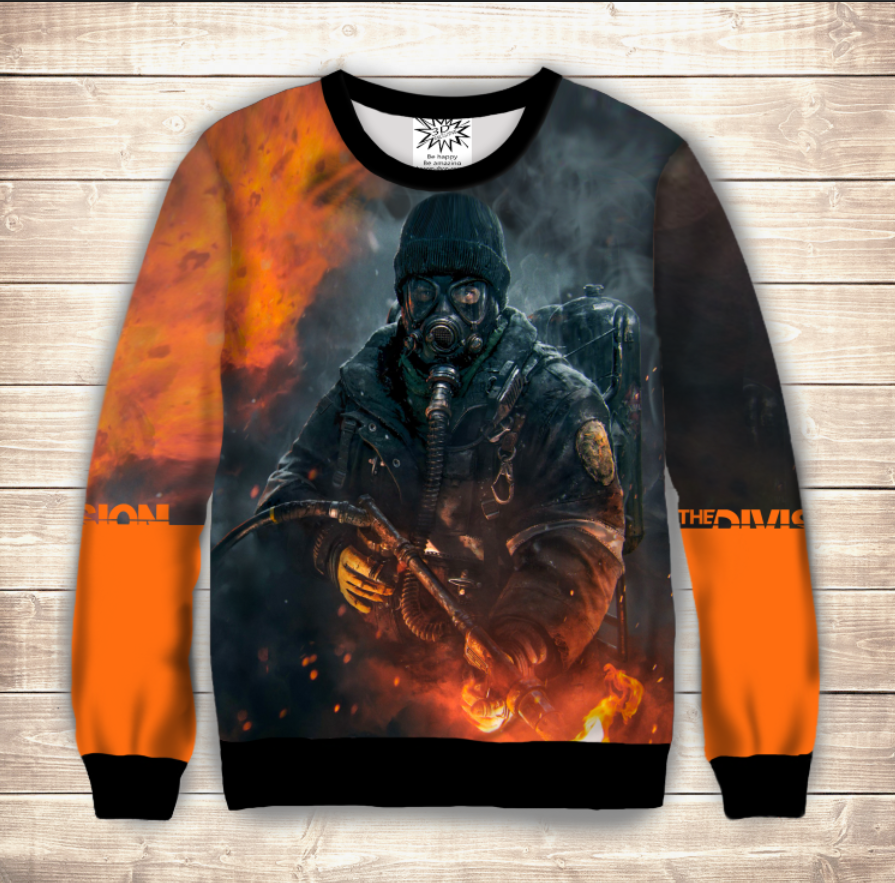 Світшот 3D Tom Clancy`s The Division ВСІ Розміри Преміум тканина