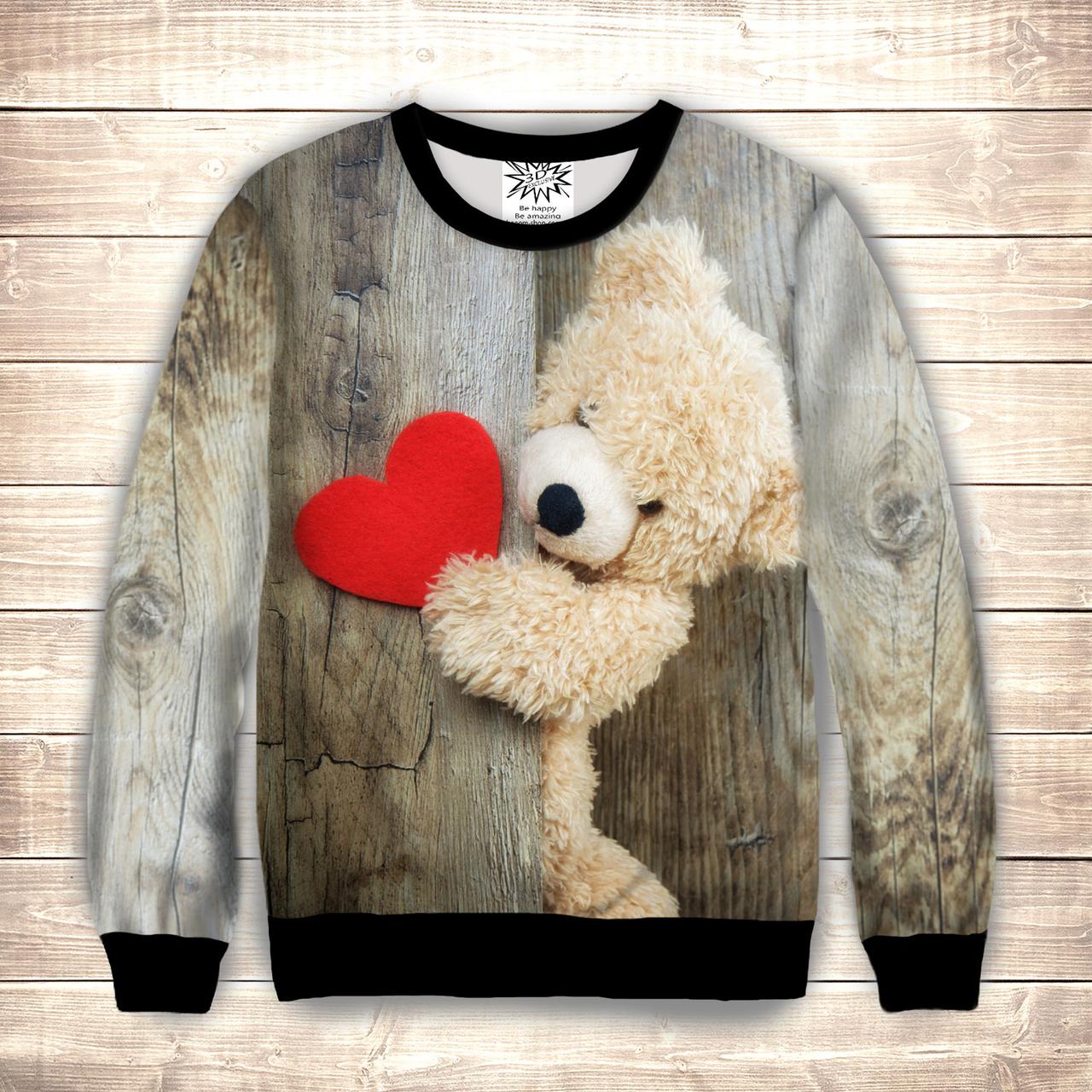 Світшот Teddy Bear I love you ВСІ Розміри Преміум тканина