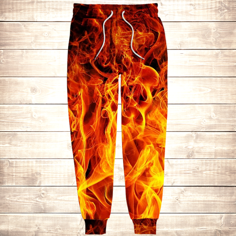 Штани 3D-Вогонь ВСІ Розміри Преміум тканина