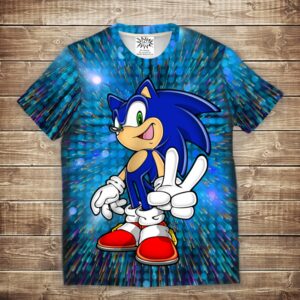 Футболка з принтом 3D Sonik Victory ВСІ Розміри Преміум тканина