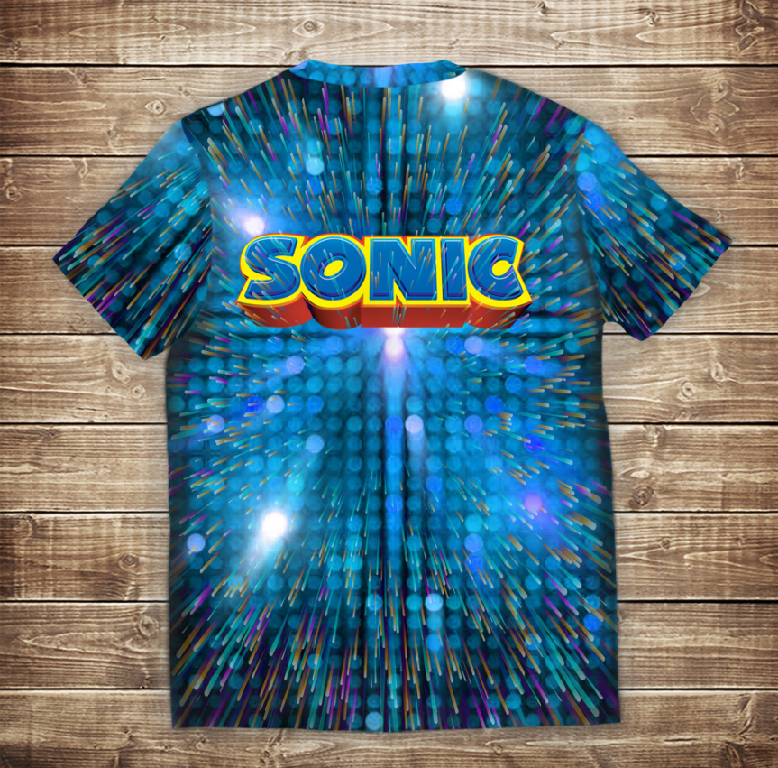 Футболка з принтом 3D Sonik Victory ВСІ Розміри Преміум тканина
