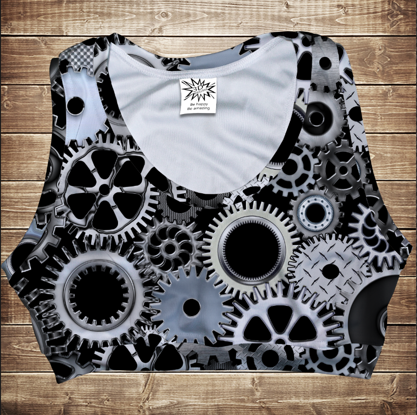 Топ спортивний 3D Mechanica ВСІ Розміри Преміум тканина