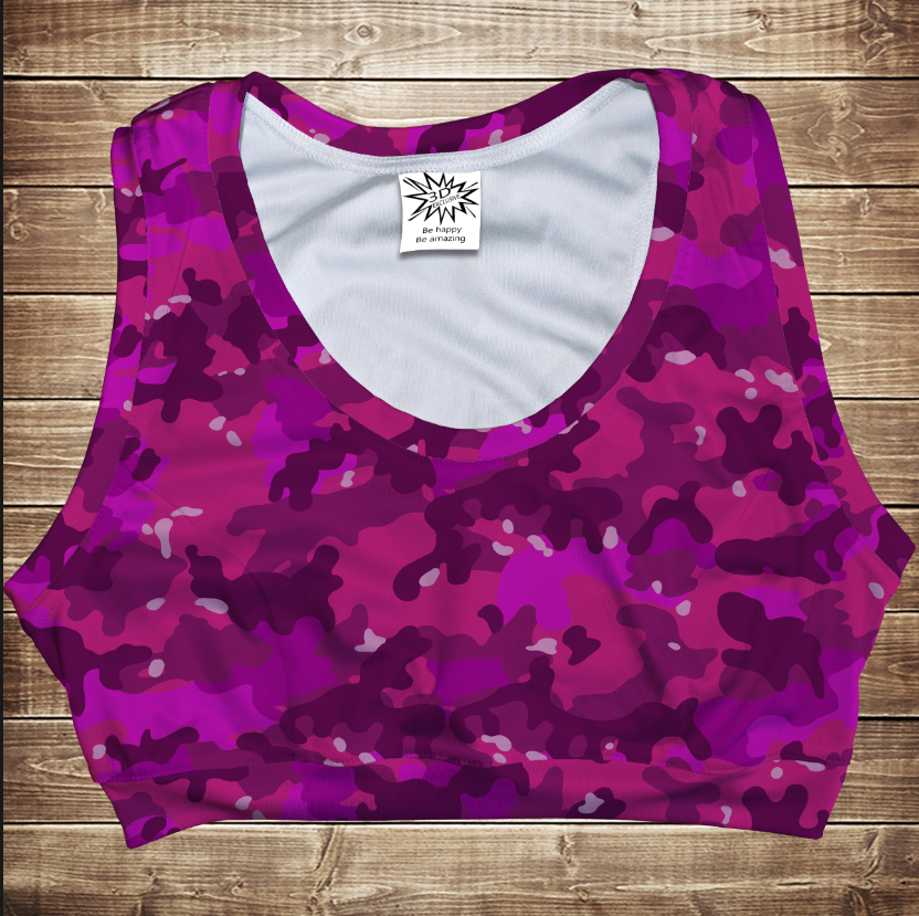 Топ спортивний 3D Рink camuflage ВСІ Розміри Преміум тканина