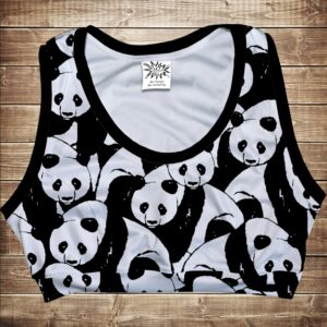 Топ спортивний 3D Svit pand ВСІ Розміри Преміум тканина