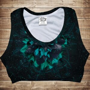 Топ спортивний 3D Flower plazma ВСІ Розміри Преміум тканина