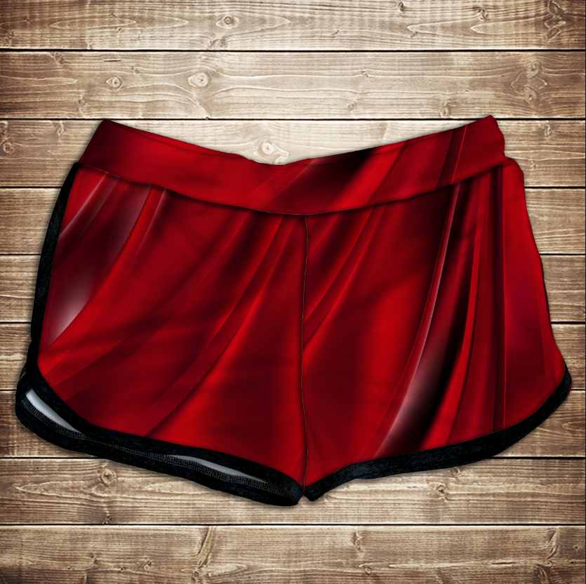 Шорти 3D принт жіночі- red queen ВСІ Розміри Преміум тканина