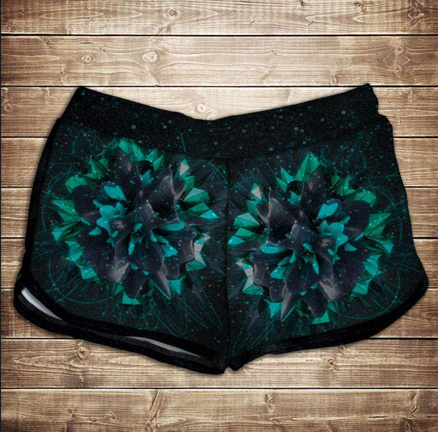 Шорти 3D принт жіночі- flower plazma ВСІ Розміри Преміум тканина