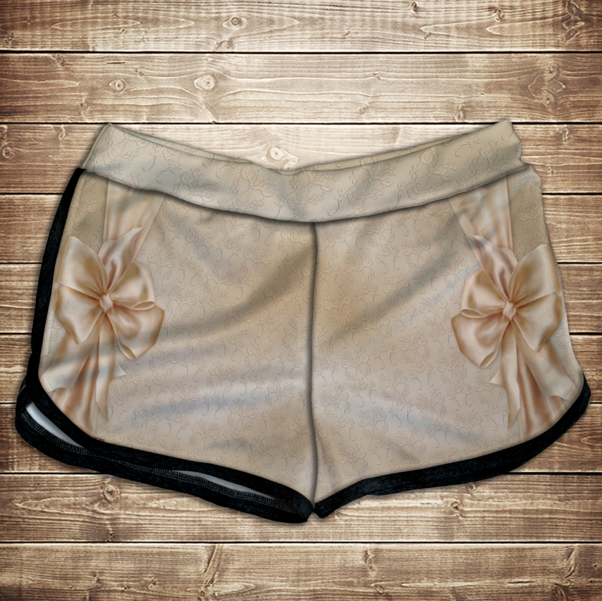 Шорти 3D принт жіночі-Ніжність ВСІ Розміри Преміум тканина