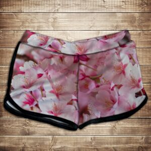 Шорти 3D принт жіночі-Сакура ВСІ Розміри Преміум тканина