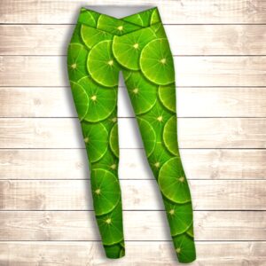 Лосини 3D-green lime ВСІ Розміри Преміум тканина