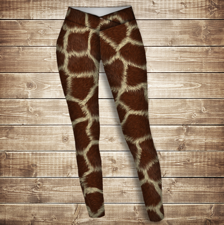 Лосини 3D-Жирафа ВСІ Розміри Преміум тканина