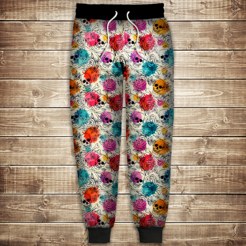 Штани 3D-color sculls ВСІ Розміри Преміум тканина