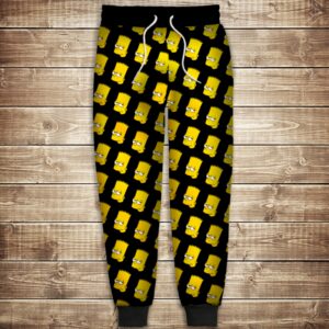 Штани 3D Bart head Pattern ВСІ Розміри Преміум тканина