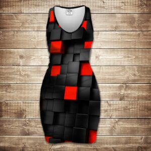 Плаття-майка 3D- Undegraund red cub ВСІ Розміри Преміум тканина