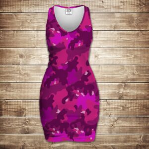 Плаття-майка 3D-Pink camuflage ВСІ Розміри Преміум тканина
