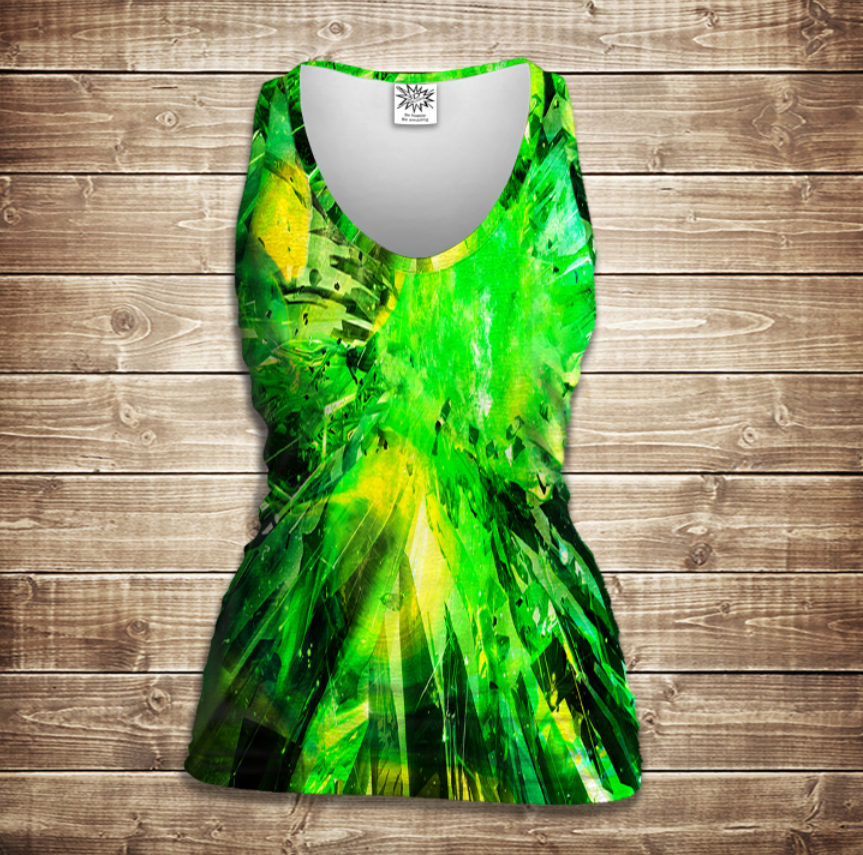 Майка 3D-Green lazer ВСІ Розміри Преміум тканина