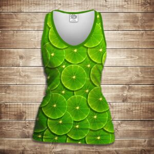 Майка 3D-Green lime ВСІ Розміри Преміум тканина