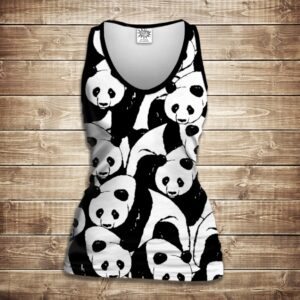 Майка 3D-Світ панд ВСІ Розміри Преміум тканина