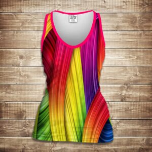 Майка 3D-Rainbow color ВСІ Розміри Преміум тканина