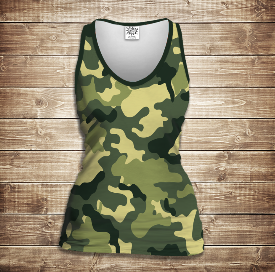 Майка 3D-Сamuflage classic ВСІ Розміри Преміум тканина