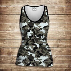 Майка 3D-Dora camuflage ВСІ Розміри Преміум тканина